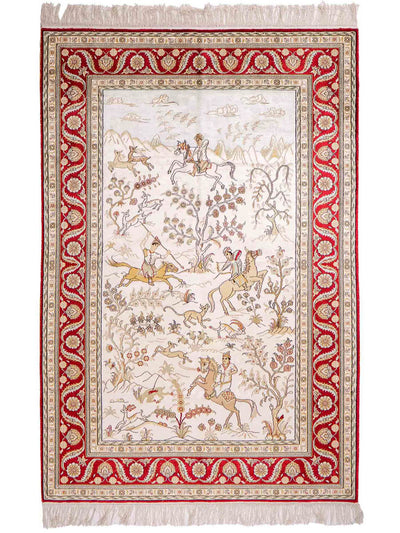 Kinesisk silke Mattan 124x183cm - Oriental Carpet