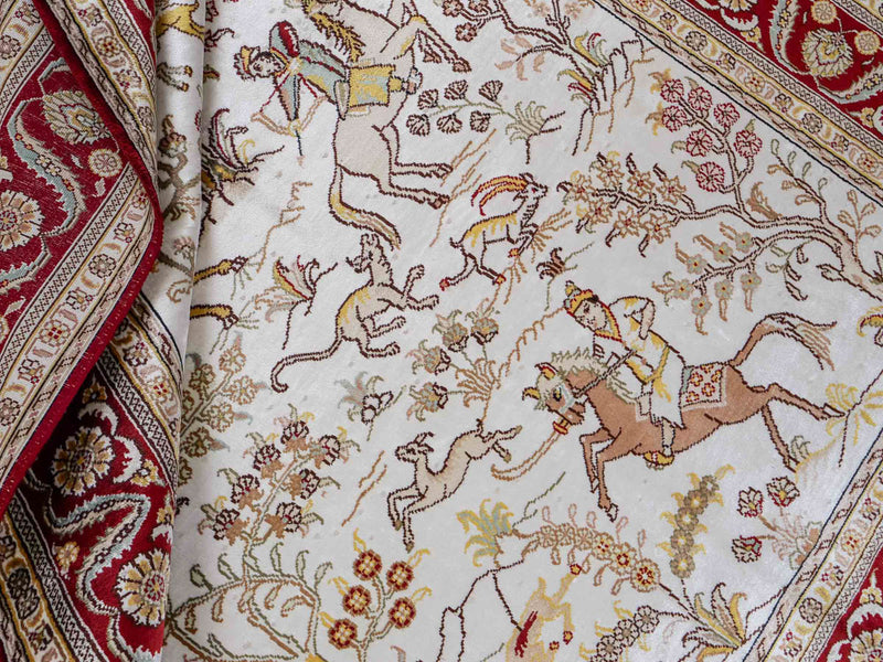 Kinesisk silke Mattan 185x127cm - Oriental Carpet
