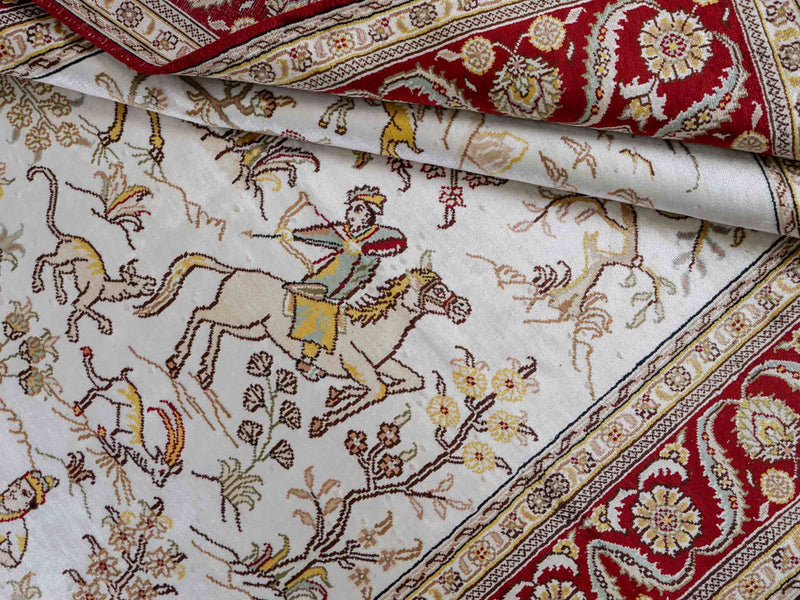 Kinesisk silke Mattan 185x127cm - Oriental Carpet