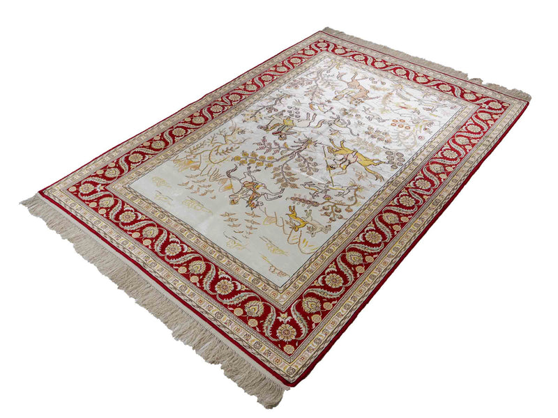 Kinesisk silke Mattan 185x127cm - Oriental Carpet
