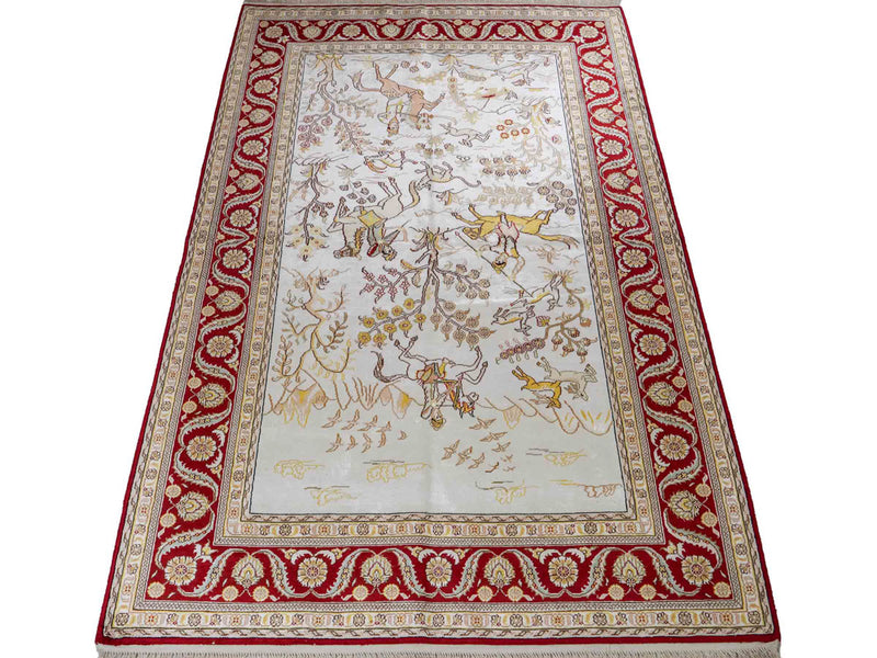 Kinesisk silke Mattan 185x127cm - Oriental Carpet