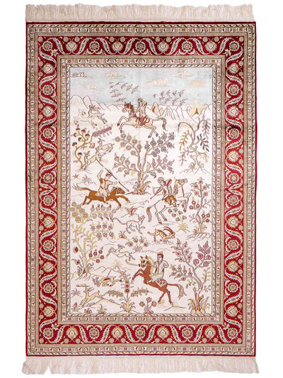 Kinesisk silke Mattan 124x185cm - Oriental Carpet