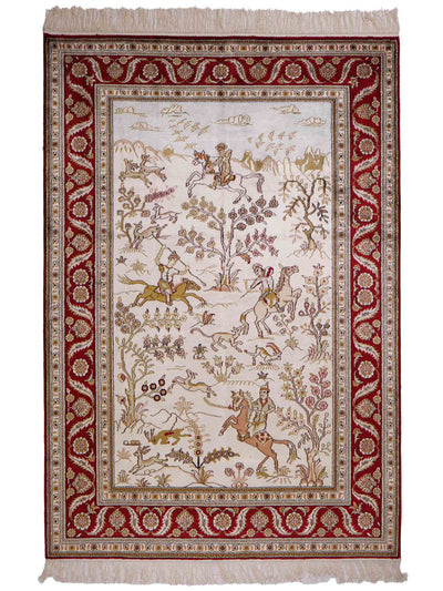 Kinesisk silke Mattan 126x183cm - Oriental Carpet