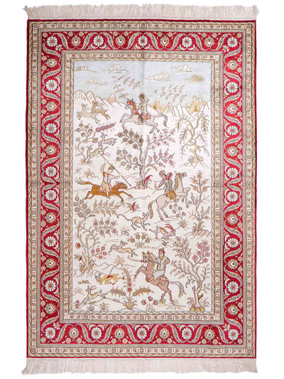 Kinesisk silke Mattan 126x185cm - Oriental Carpet