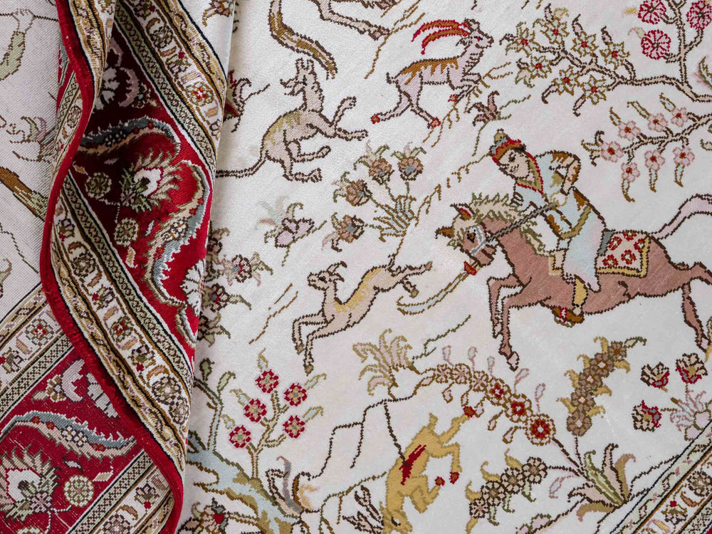 Silk matta - China Silk - 185 x 126 cm - beige