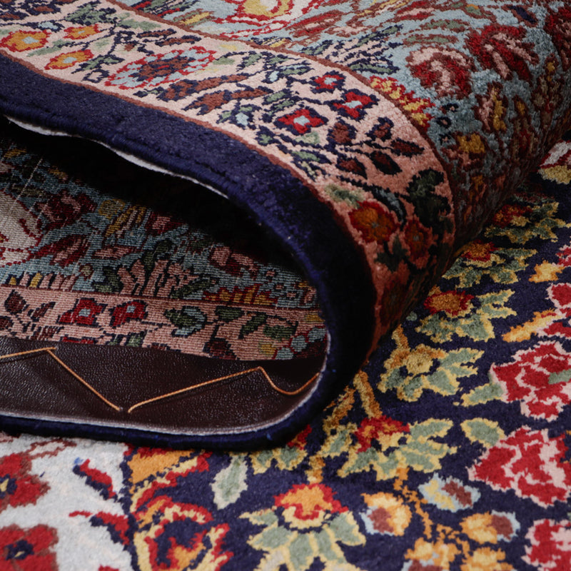 Sidenmatta - Kashmir Silk - 185 x 122 cm - mörkbrun