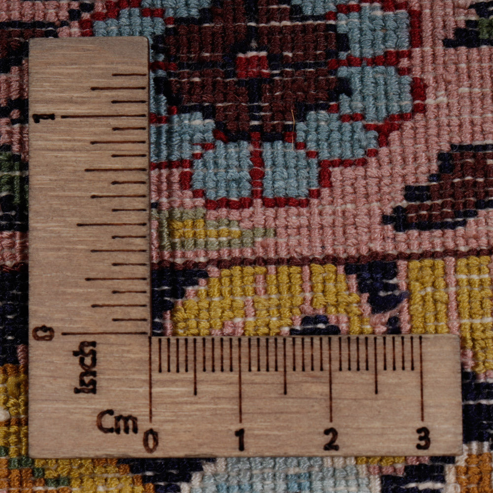 Sidenmatta - Kashmir Silk - 185 x 122 cm - mörkbrun