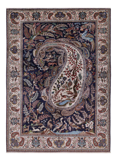 Qom Mattan 140x195cm - Persisk matta