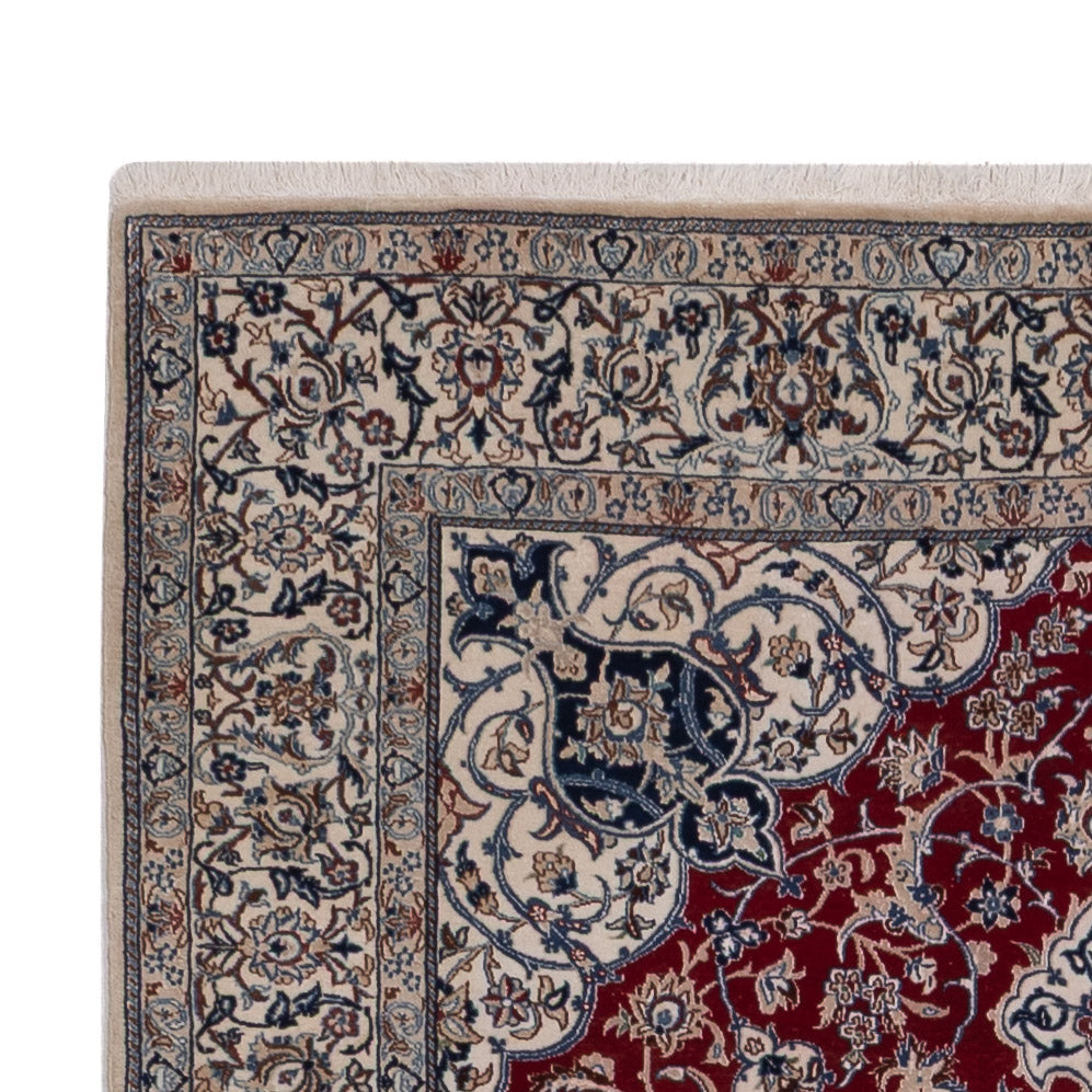 Persisk matta - Nain - Premium - 206 x 132 cm - mörkröd