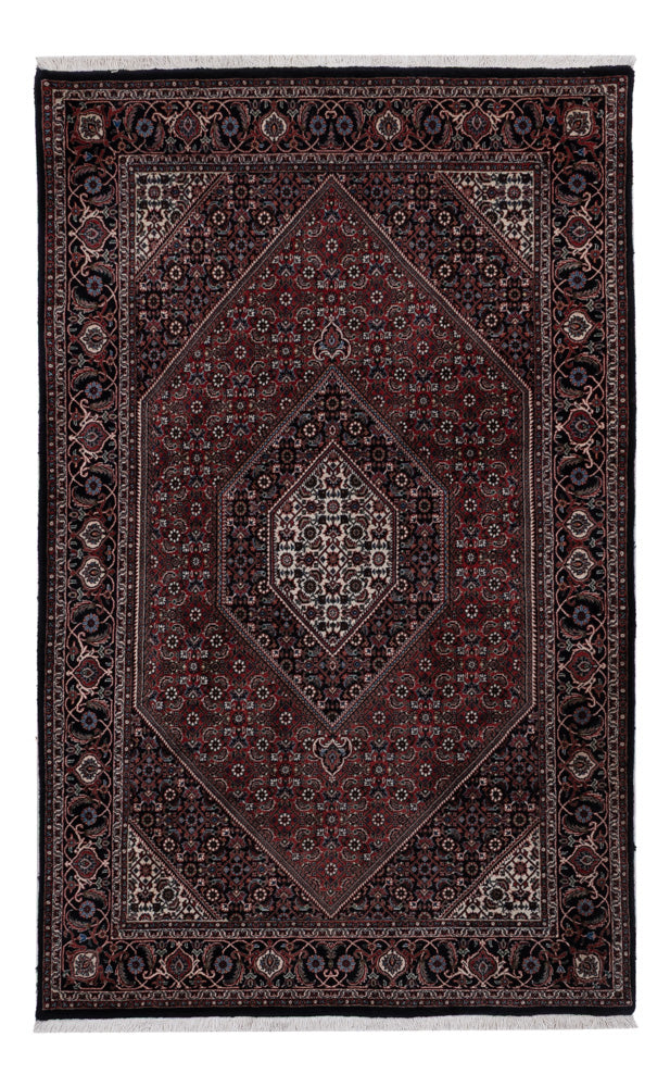 Persisk matta - Bijar - 200 x 130 cm - mörk beige