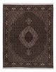 Persisk matta - Tabriz - Royal - 197 x 152 cm - mörk beige
