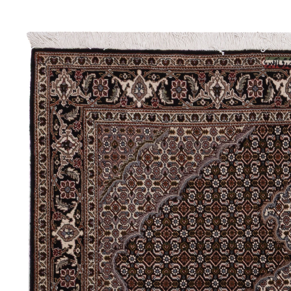 Persisk matta - Tabriz - Royal - 197 x 152 cm - mörk beige