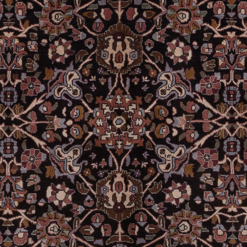 Persisk matta - Bijar - 246 x 143 cm - mörkbrun