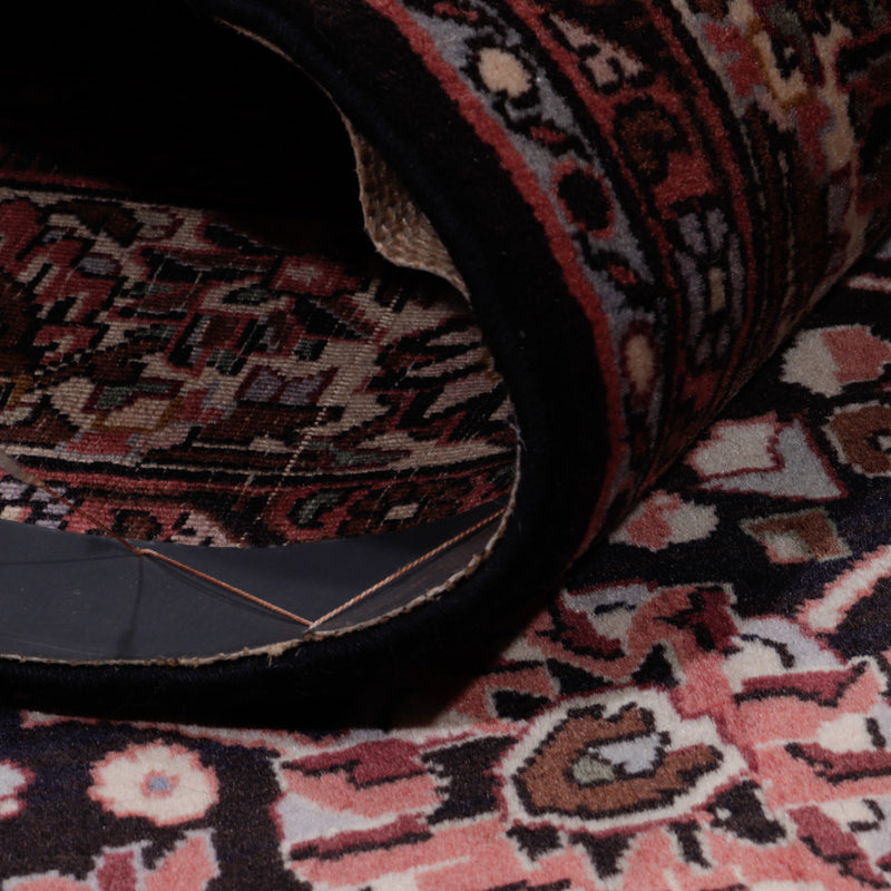 Persisk matta - Bijar - 246 x 143 cm - mörkbrun