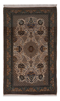 Persisk matta - Ghom - 226 x 135 cm - mörk beige