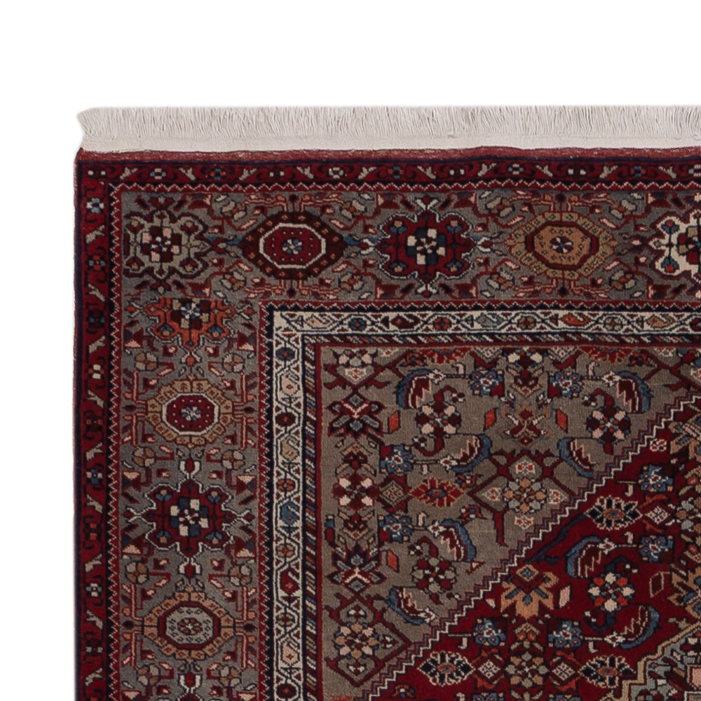 Persisk matta - Nomadic - 207 x 137 cm - mörkröd