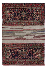 Persisk matta - Nomadic - 204 x 140 cm - flerfärgad