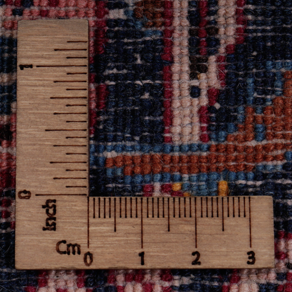 Persiska mattor - Keshan - 198 x 126 cm - mörkröd