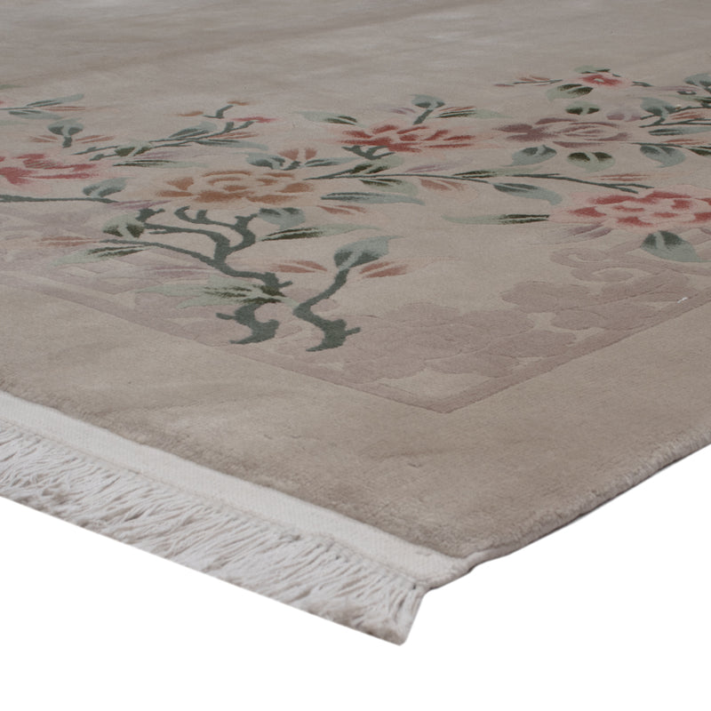China Teppich - 307 x 240 cm - dunkelbeige