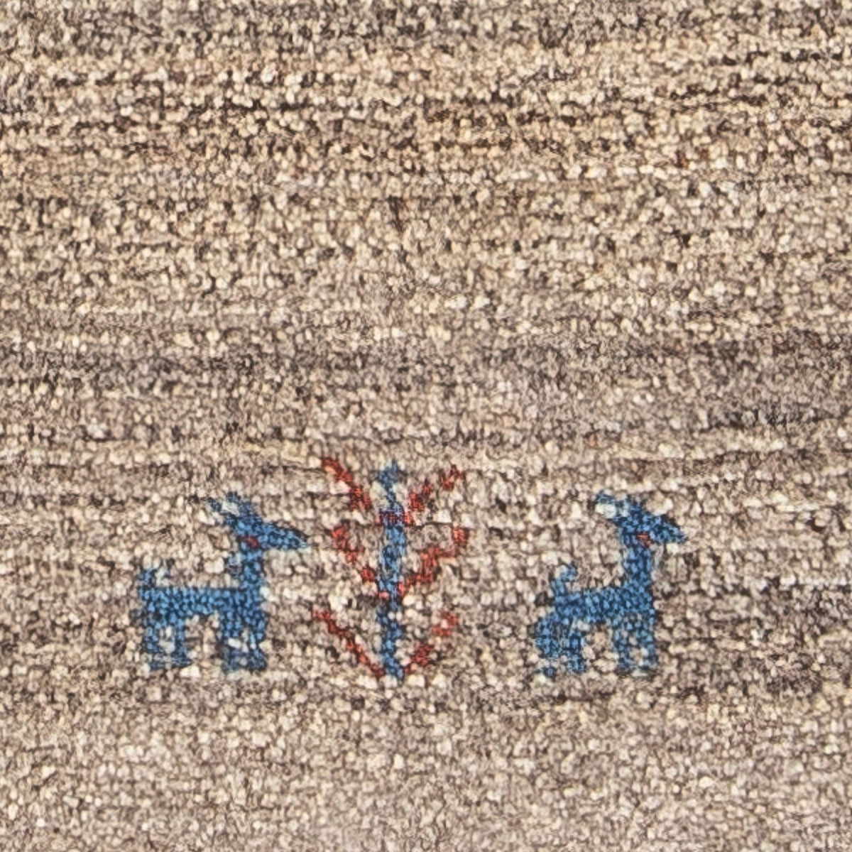 Gabbeh-matta - persisk - 86 x 57 cm - natur