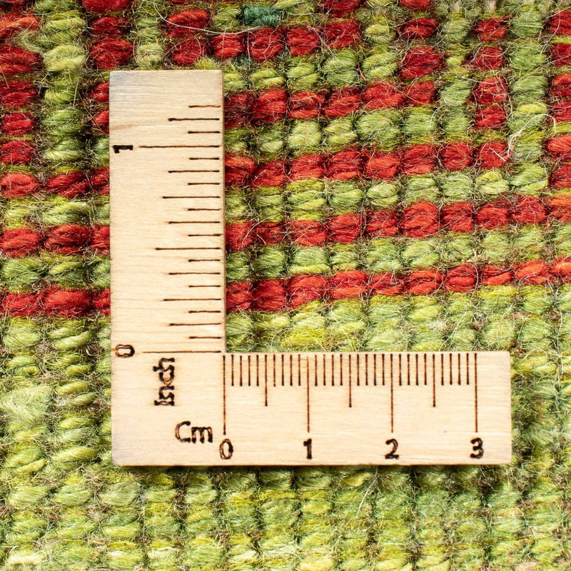 Gabbeh-matta - persisk - 88 x 57 cm - grön