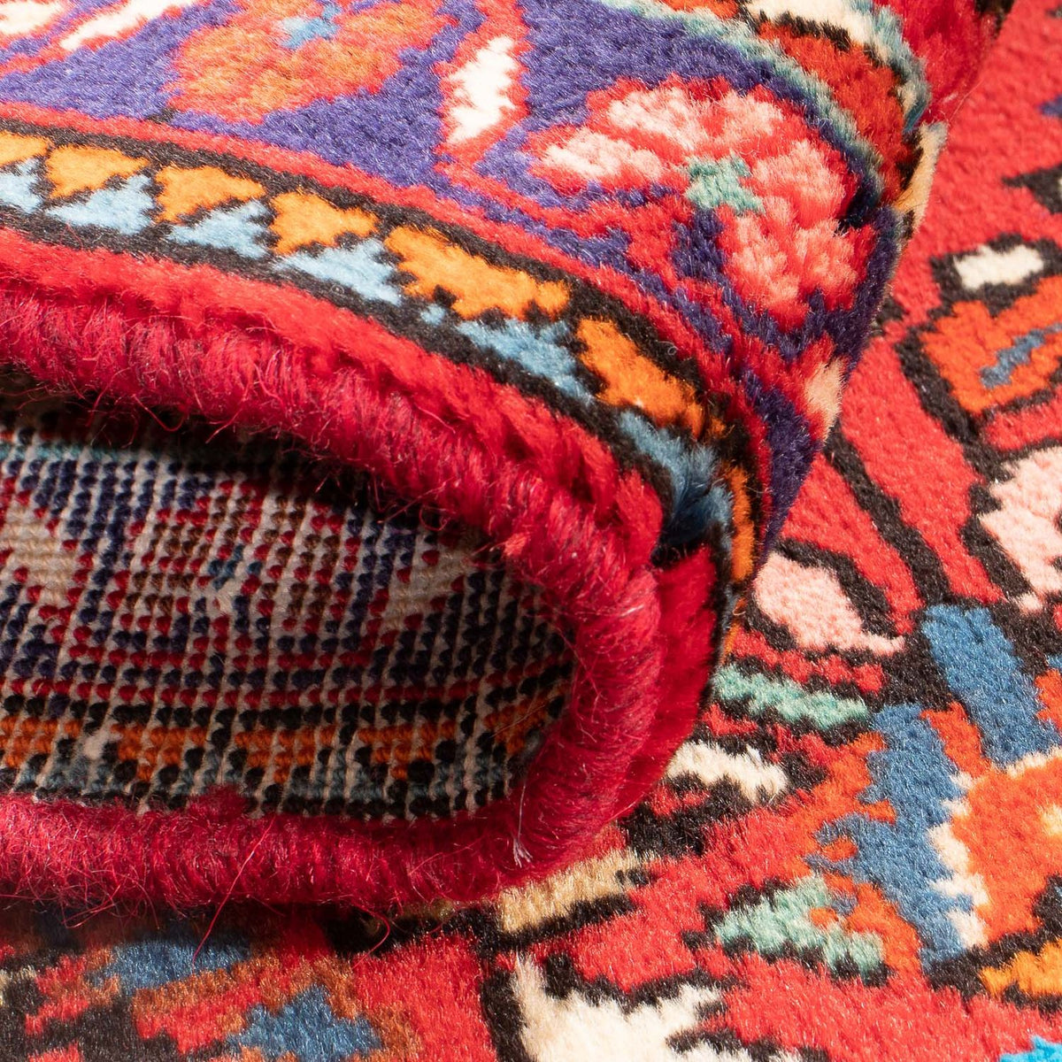 Persisk matta - Nomadic - 81 x 63 cm - röd