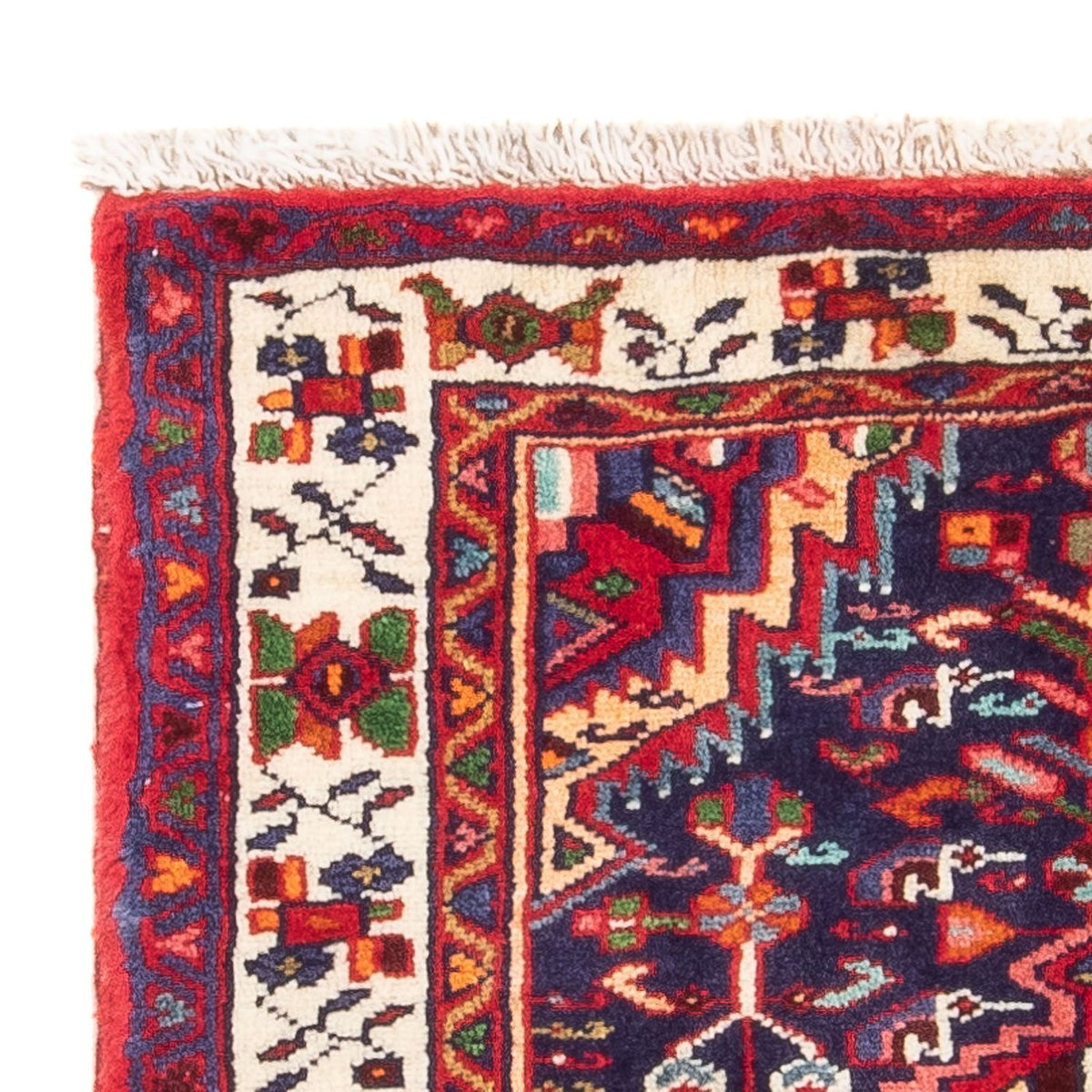 Persisk matta - Nomadic - 88 x 62 cm - mörkblå