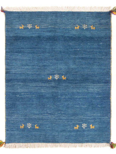 Persisk Gabbeh Mattan 106x145cm - Perserteppich Wollteppich