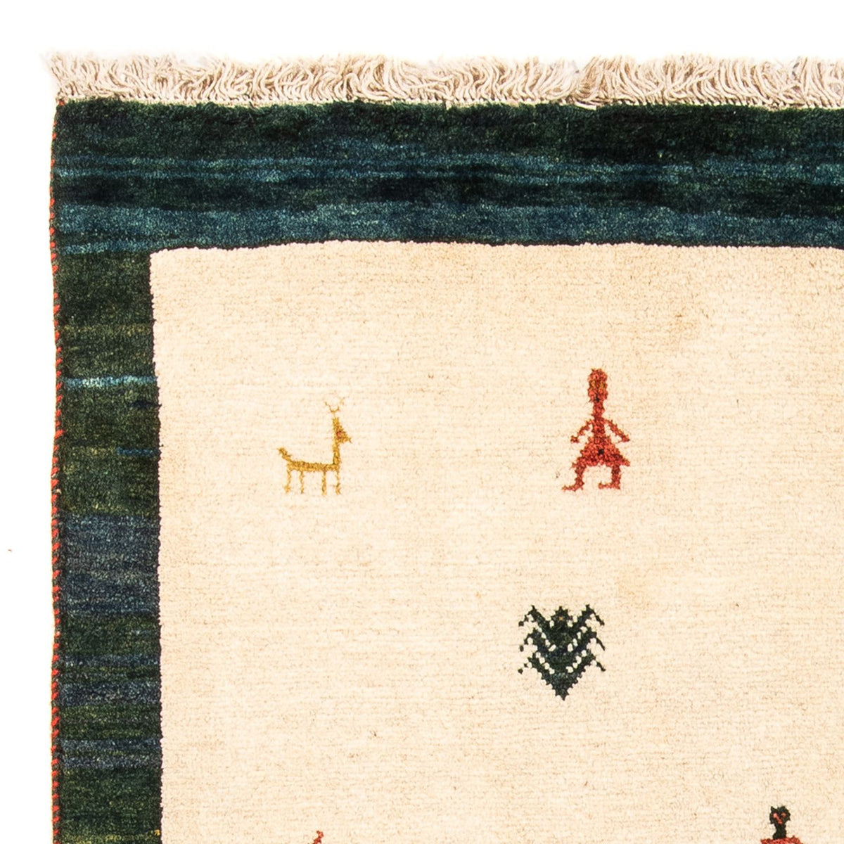 Gabbeh-matta - persisk - 152 x 100 cm - flerfärgad