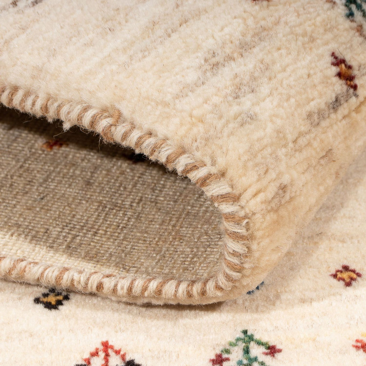 Gabbeh-matta - Loribaft Persian - 158 x 110 cm - natur