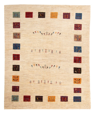 Loribaft Mattan 151x194cm - Perserteppich Wollteppich
