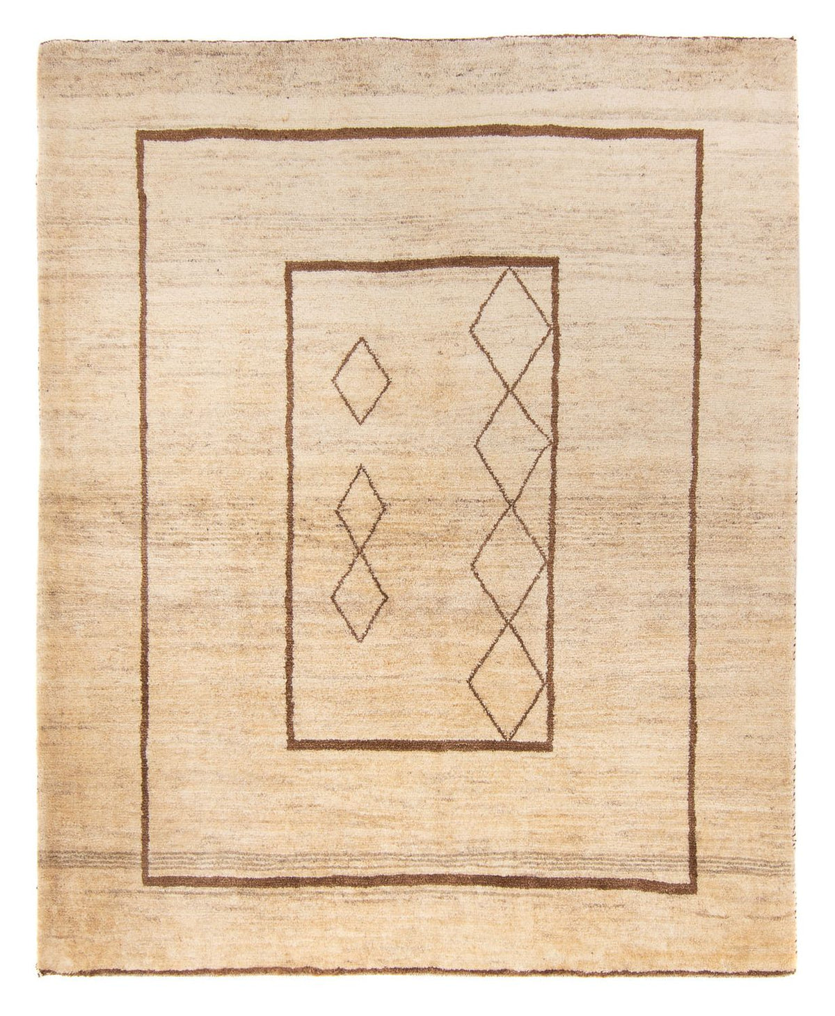 Berber matta - 203 x 164 cm - beige