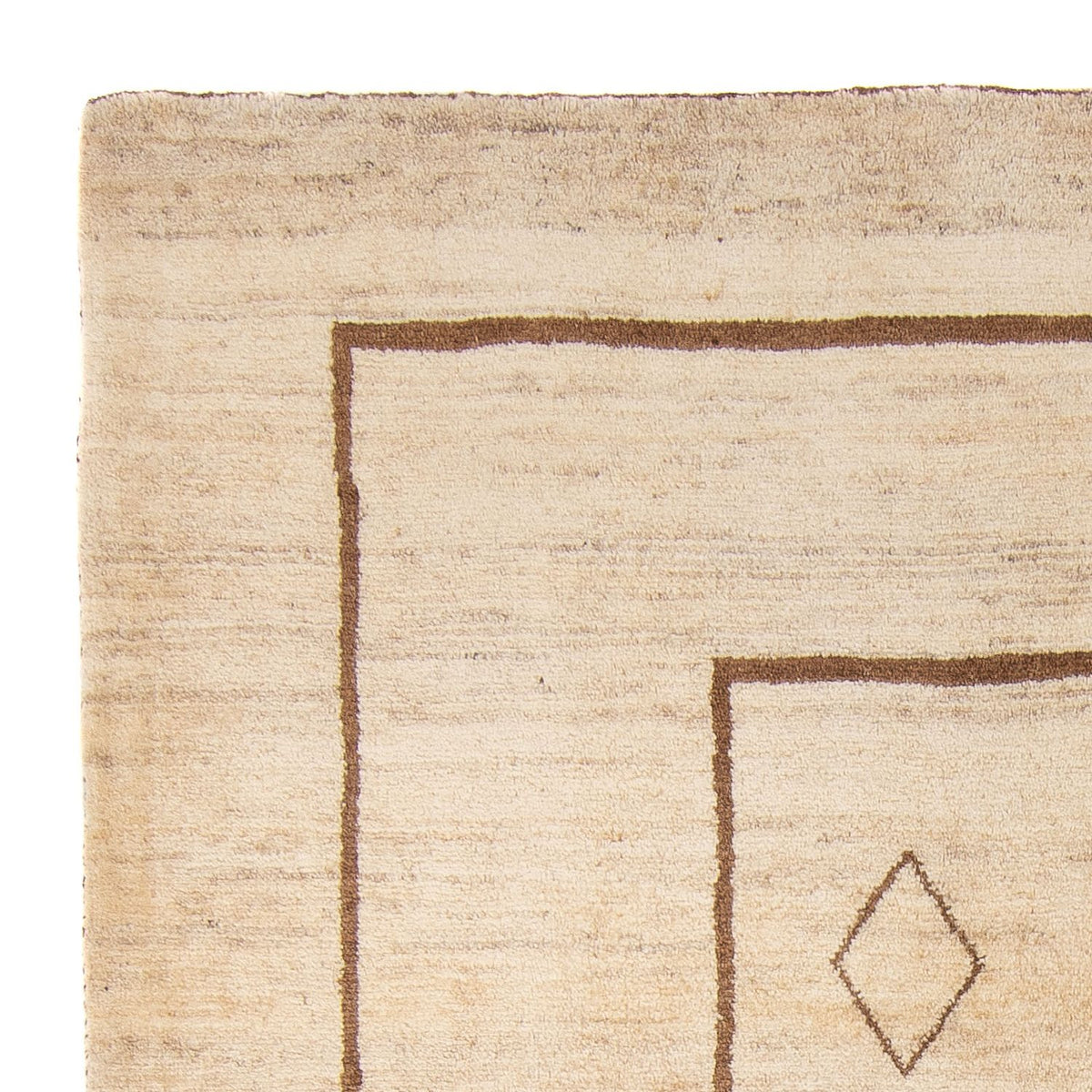 Berber matta - 203 x 164 cm - beige