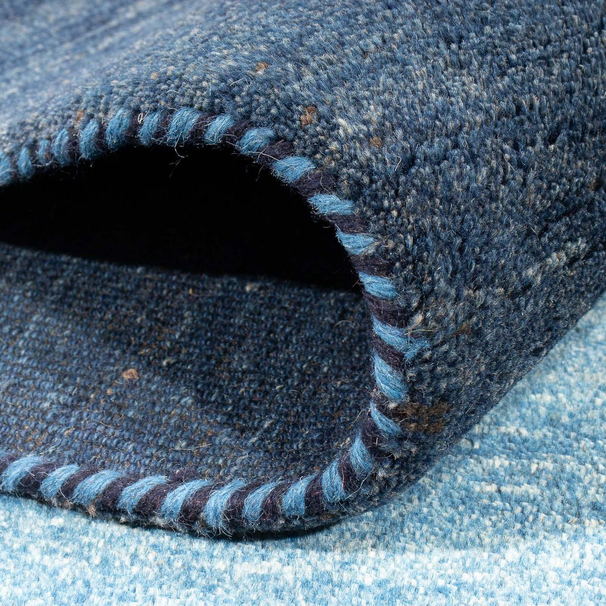 Gabbeh-matta - persisk - 292 x 195 cm - blå