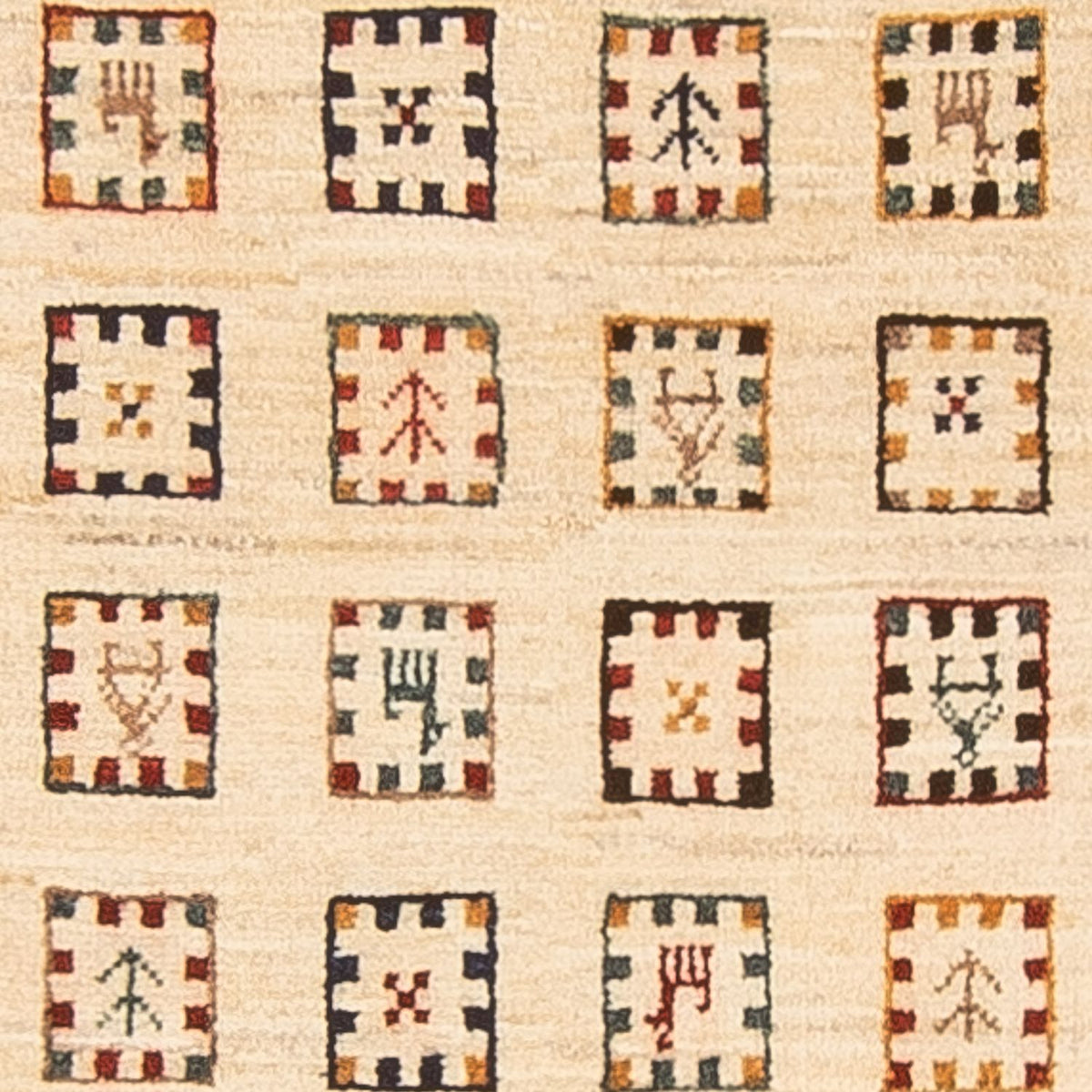 Runner Gabbeh-matta - Loribaft Persian - 193 x 82 cm - flerfärgad