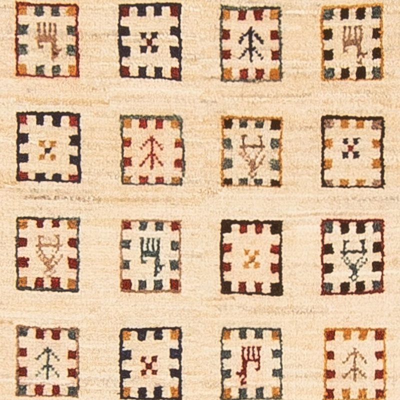 Runner Gabbeh-matta - Loribaft Persian - 193 x 82 cm - flerfärgad