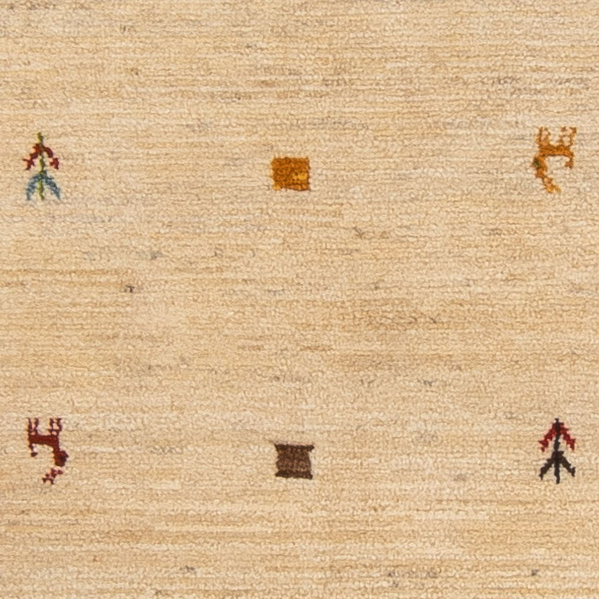 Runner Gabbeh-matta - persisk - 200 x 82 cm - beige