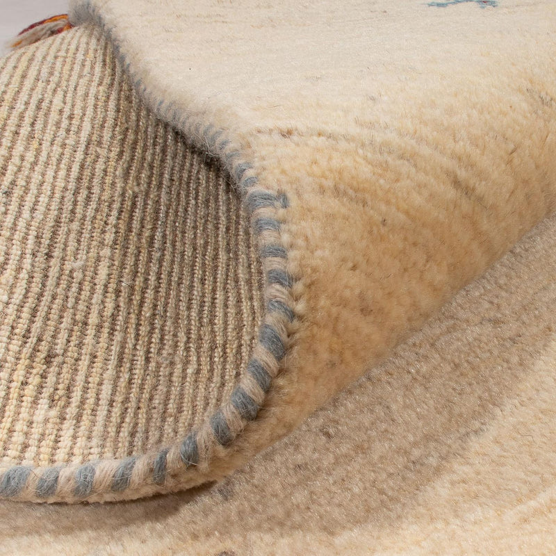 Runner Gabbeh-matta - persisk - 200 x 82 cm - beige