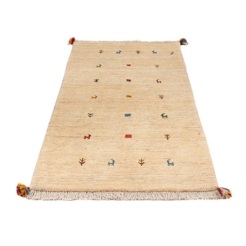Runner Gabbeh-matta - persisk - 200 x 82 cm - beige