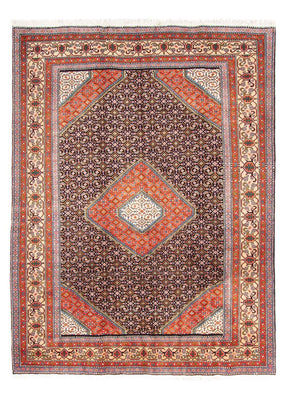 Persisk matta - Tabriz - 276 x 208 cm - mörkblå