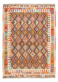 Kelim Carpet - orientalisk matta - 250 x 184 cm - flerfärgad