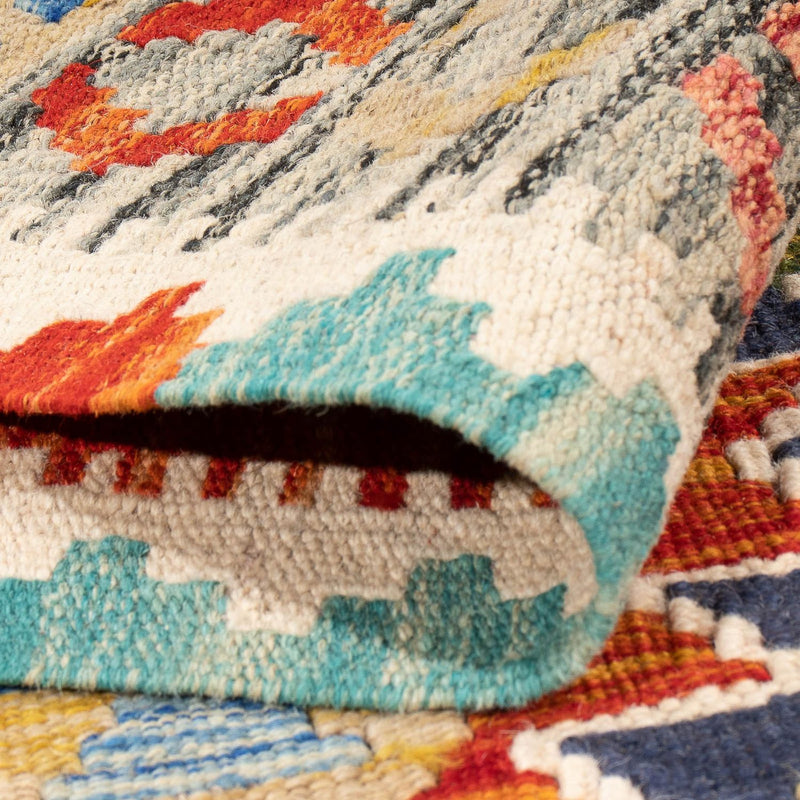 Kelim Carpet - orientalisk matta - 250 x 184 cm - flerfärgad