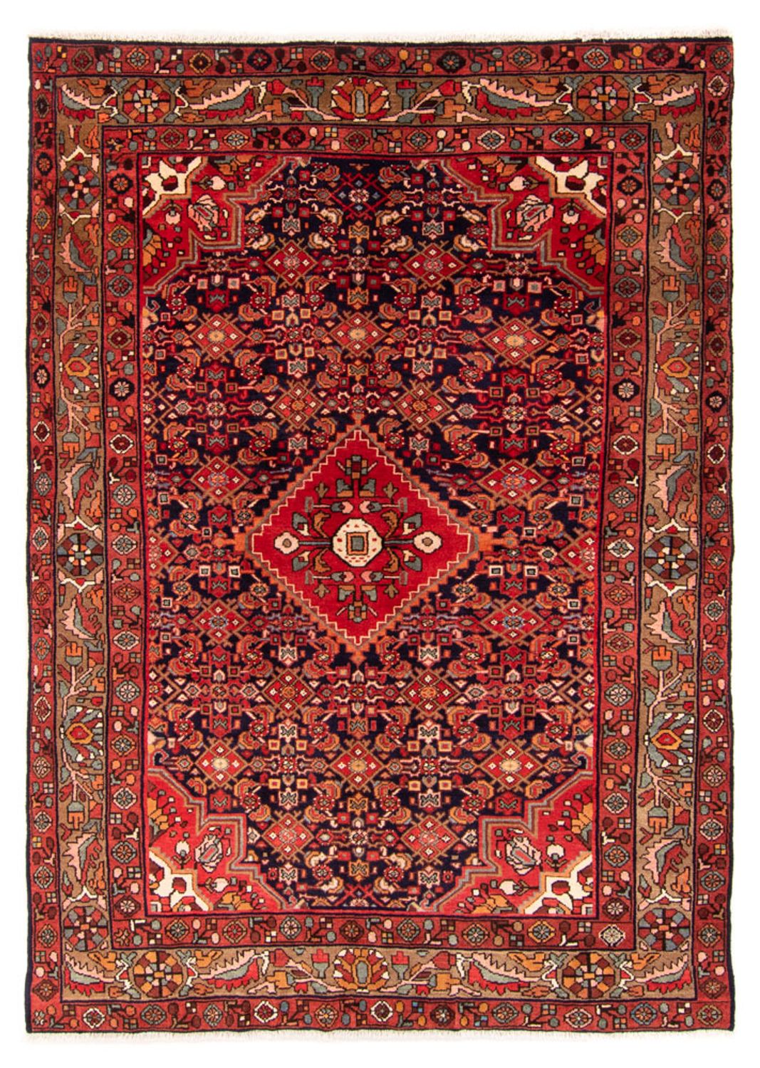 Persisk matta - Nomadic - 243 x 165 cm - mörkblå