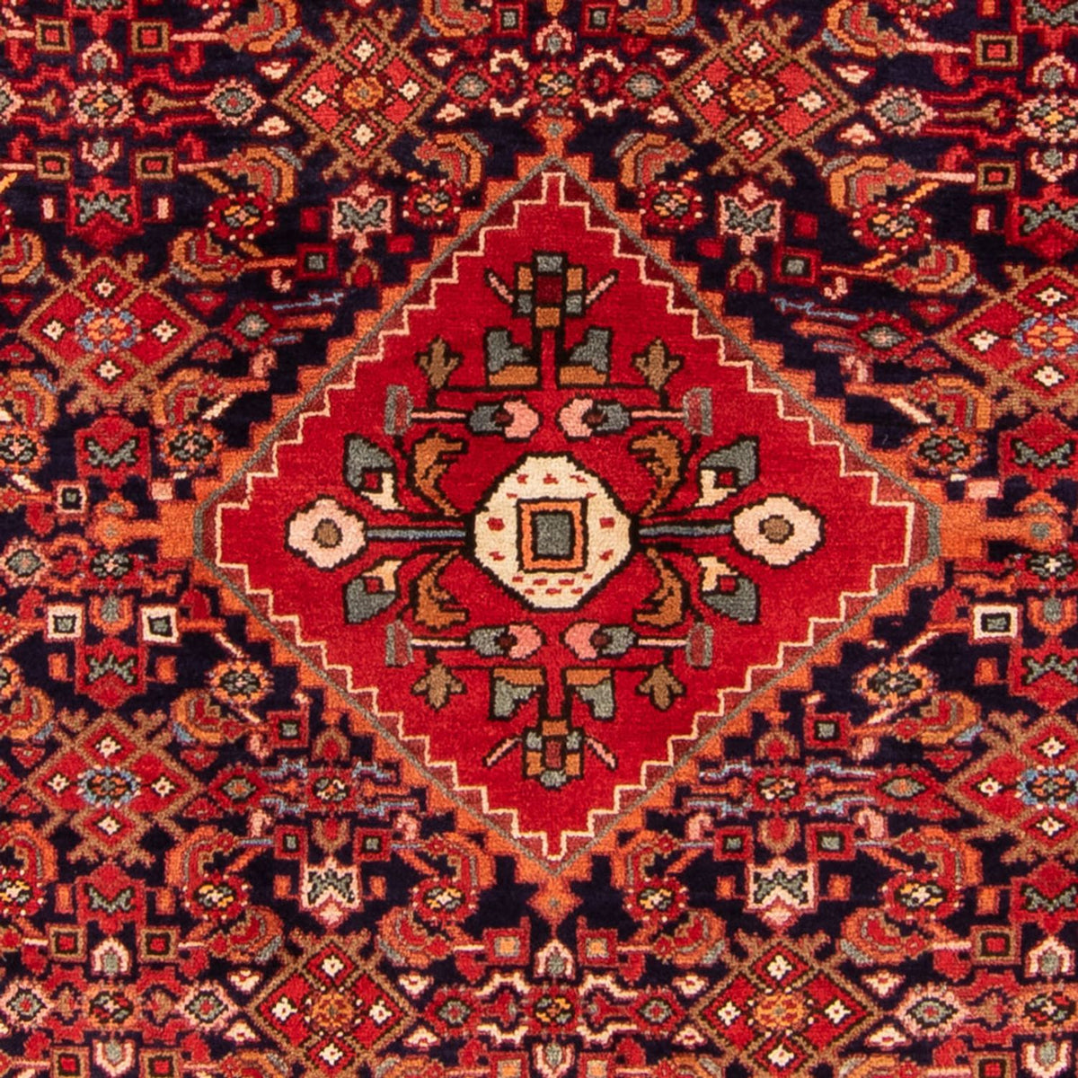 Persisk matta - Nomadic - 243 x 165 cm - mörkblå