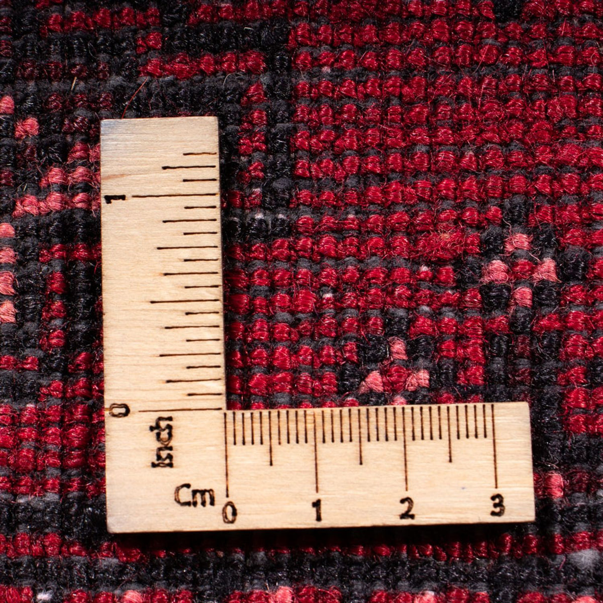 Turkaman-matta - 239 x 130 cm - röd