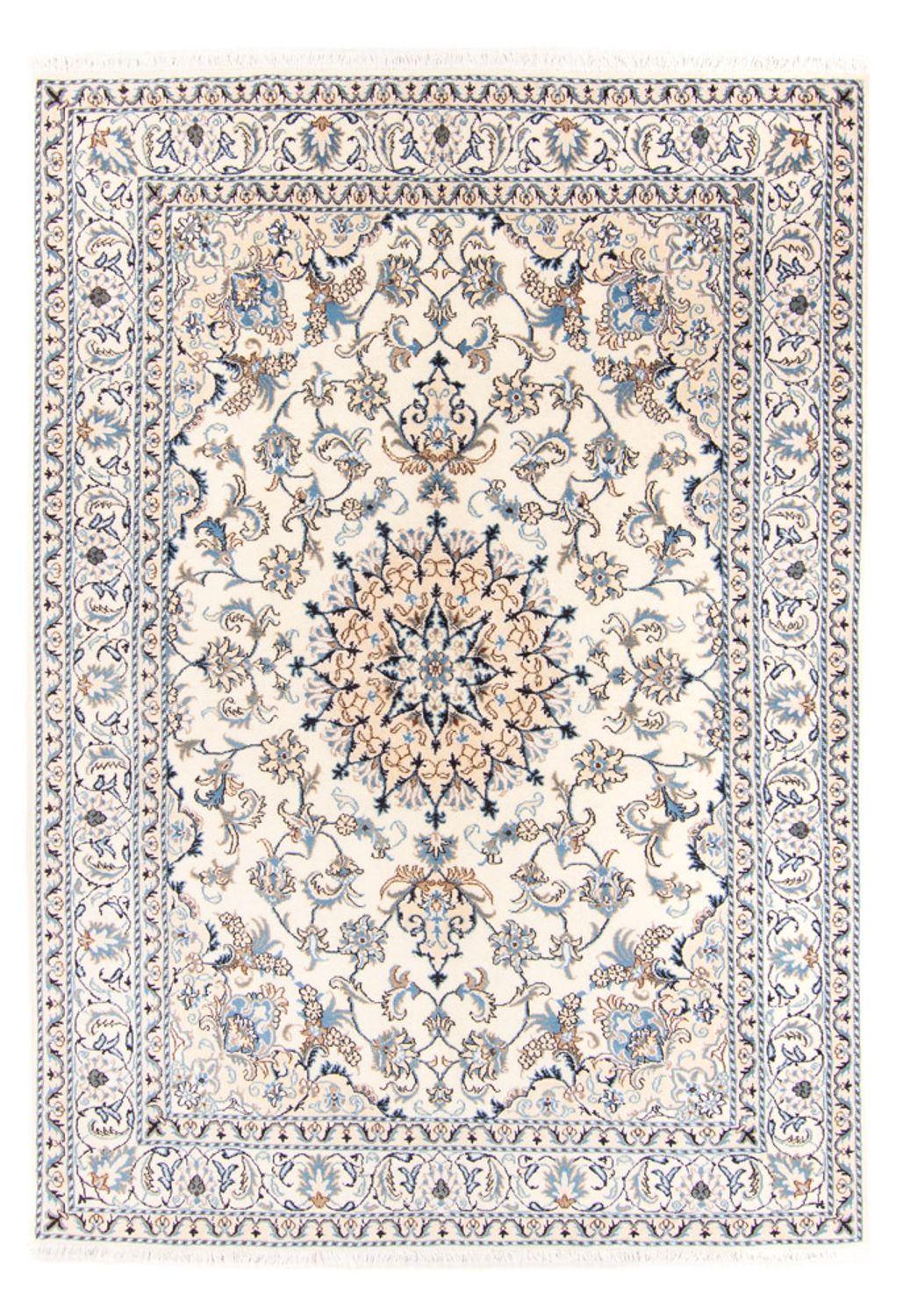 Persisk matta - Nain - 237 x 167 cm - beige