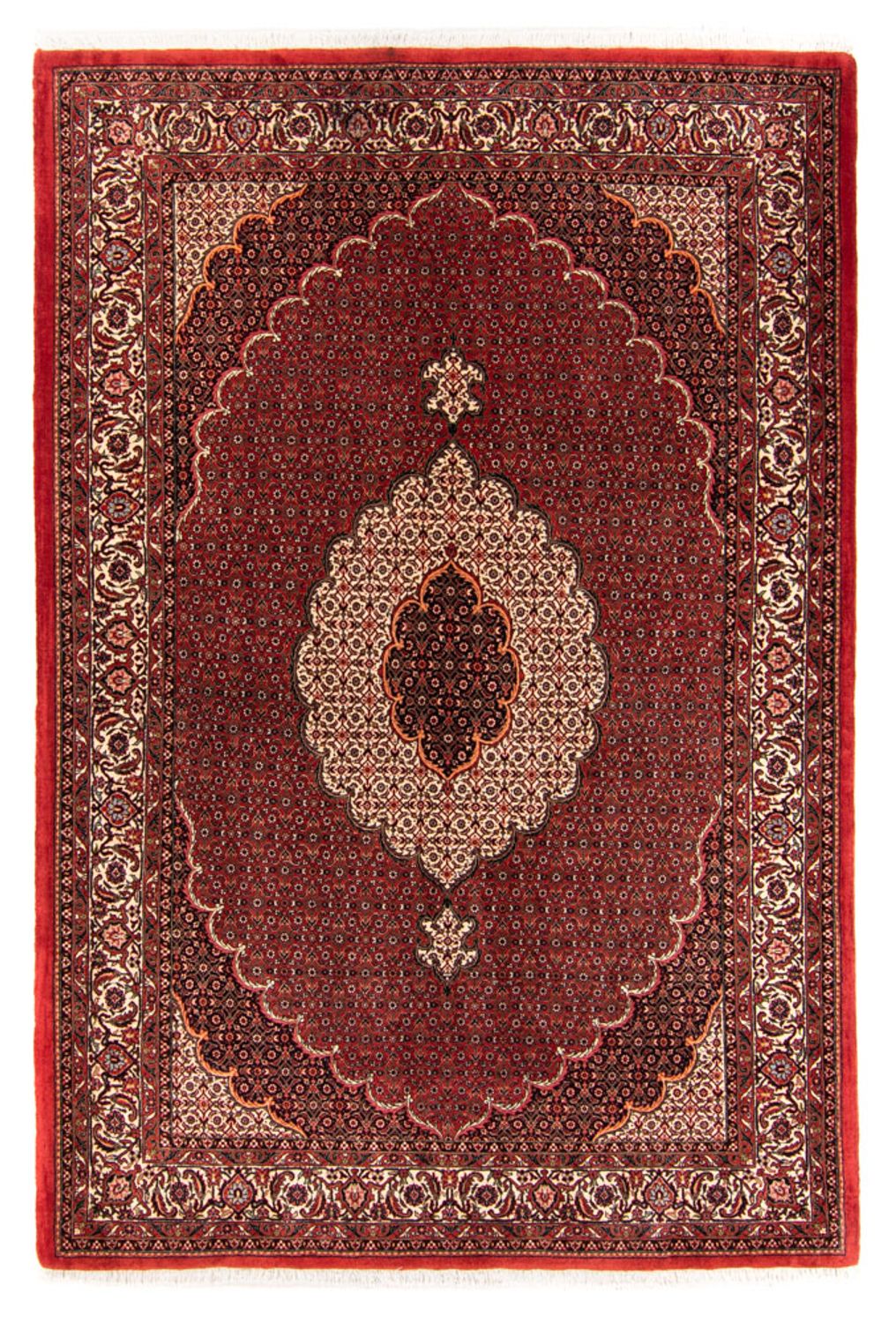 Persisk matta - Bijar - Royal - 234 x 168 cm - röd