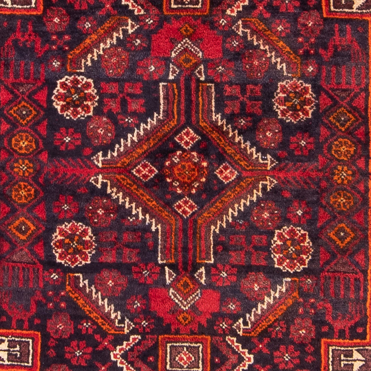 Runner Baluch-matta - 202 x 110 cm - röd