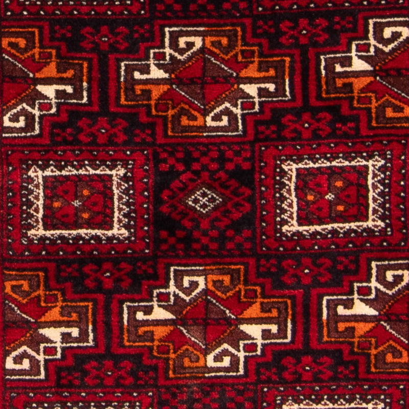 Runner Baluch-matta - 190 x 90 cm - röd