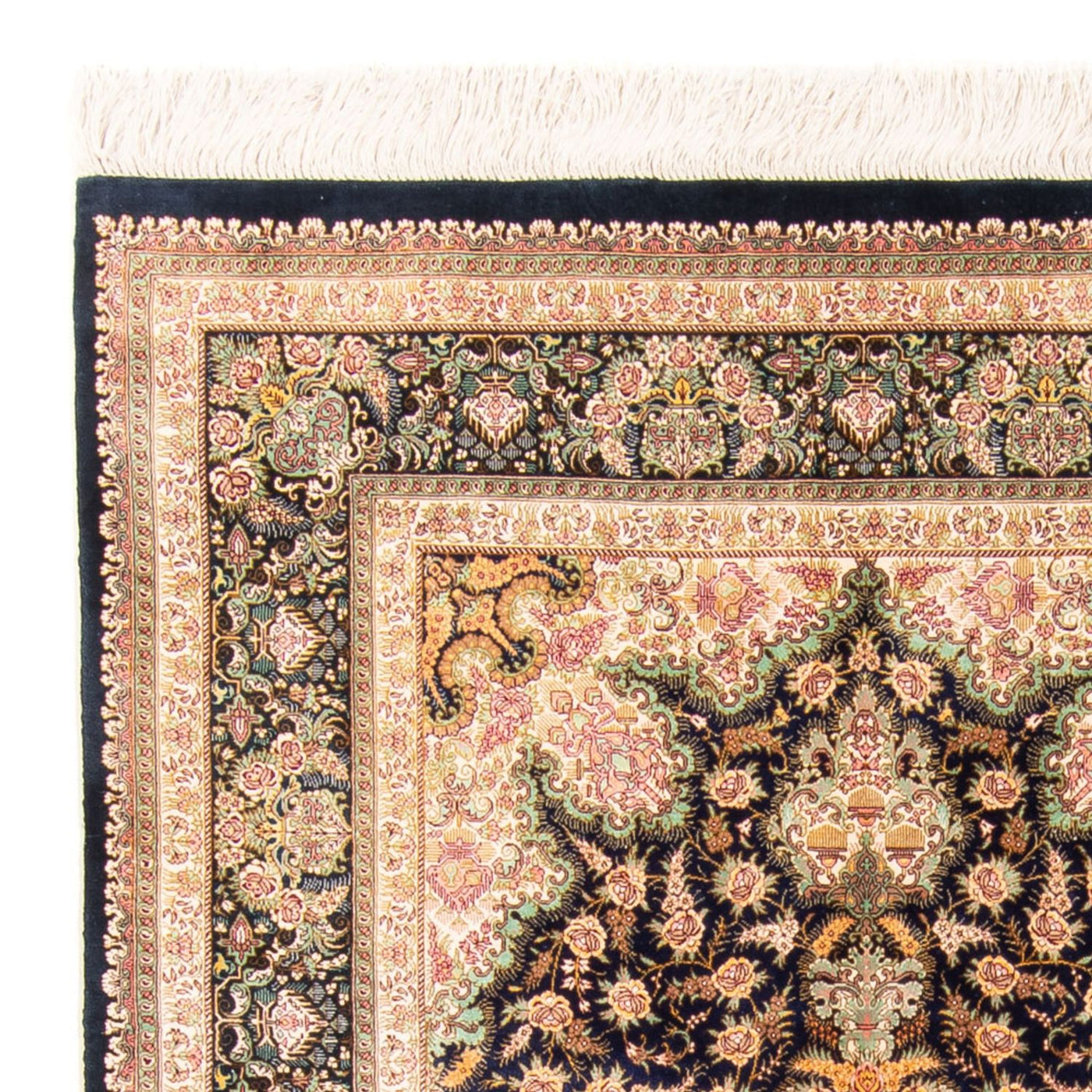 Qom silke Mattan 152x102cm - Persisk matta